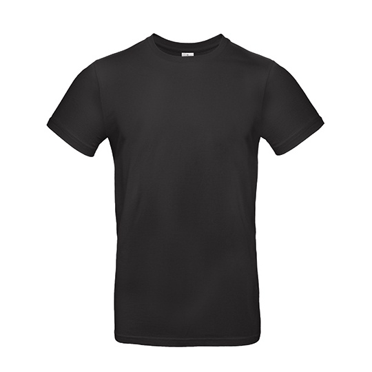 T-Shirt Bawełniany z Krótkim Rękawem - Black