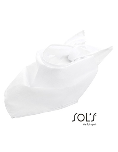 [LC01198-1000125563] Bandana chusta z poliestru i bawełny SOL´S - White